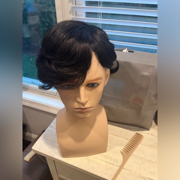 Chad Skin Base Human Hair Toupee - Picture 10 of 11
